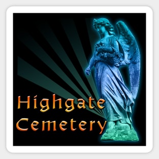 Highgate Cemetery Angel Sticker